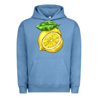 Pigment Pebble Blue lemon Urban Hoodie - BarkalooDesign
