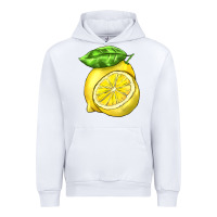 White lemon Urban Hoodie - BarkalooDesign