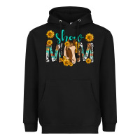 Black show mom with horse mothers day Heavyweight Hoodie - texasbilliewilder