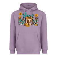 Lavender show mom with horse mothers day Heavyweight Hoodie - texasbilliewilder