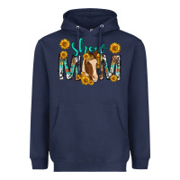 Navy show mom with horse mothers day Heavyweight Hoodie - texasbilliewilder