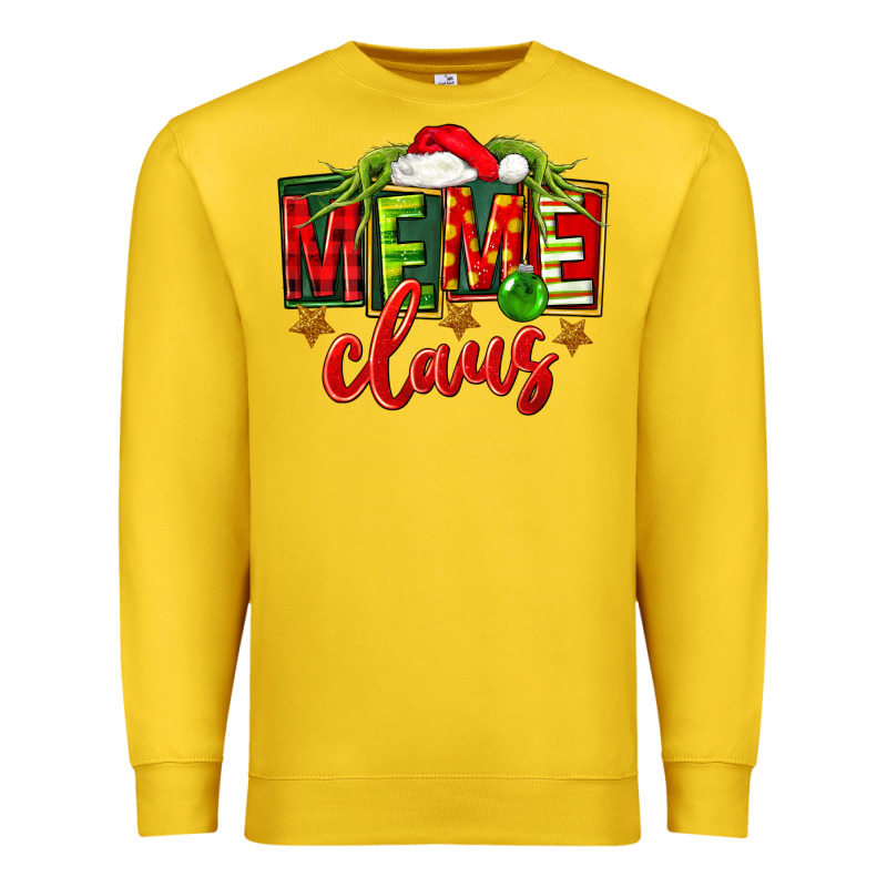 Christmas Meme Claus Premium Sweatshirt by FaDigitalArtStudio | Teevron