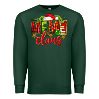 Sports Green Christmas meme claus Premium Sweatshirt - FaDigitalArtStudio
