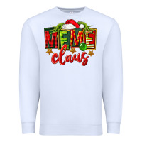 White Christmas meme claus Premium Sweatshirt - FaDigitalArtStudio