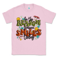 Bubblegum Pink be the reason someone smiles today Classic Tee - MaliasSmallBusiness