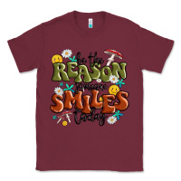 Burgundy be the reason someone smiles today Classic Tee - MaliasSmallBusiness