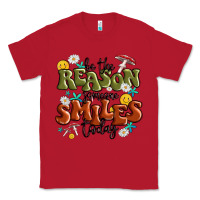 Red be the reason someone smiles today Classic Tee - MaliasSmallBusiness