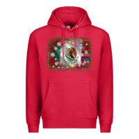 Cardinal mexico flag christmas Premium Hoodie - AdoDesignShop