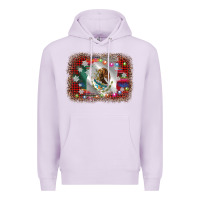 Lilac mexico flag christmas Premium Hoodie - AdoDesignShop