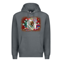 Rock mexico flag christmas Premium Hoodie - AdoDesignShop