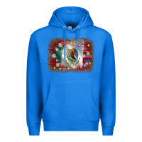 True Royal mexico flag christmas Premium Hoodie - AdoDesignShop