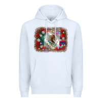 White mexico flag christmas Premium Hoodie - AdoDesignShop