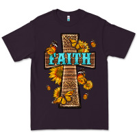 Plum Western Faith Cross Butterfly Premium Tee - LillyAllenDesigns