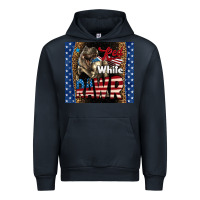 Navy Red White Rawr Dinosaur T-Rex Urban Hoodie - LillyAllenDesigns