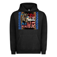 Pigment Black Red White Rawr Dinosaur T-Rex Urban Hoodie - LillyAllenDesigns