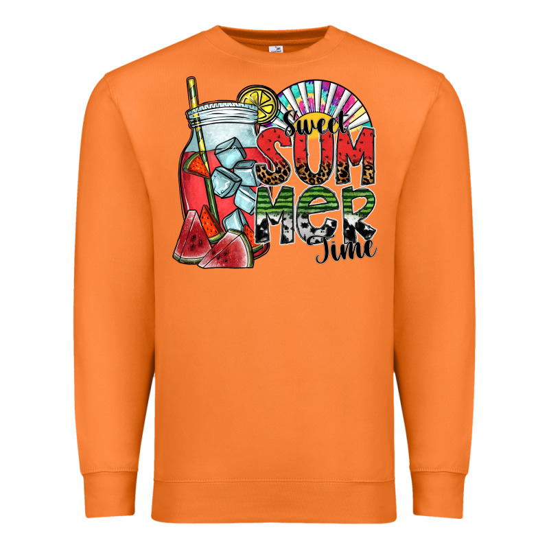 Sweet Summer Time Premium Sweatshirt by SublimationCraftShop | Teevron