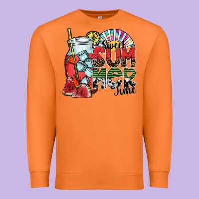 Sweet Summer Time Premium Sweatshirt Designed By Sublimationcraftshop
