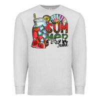 Dove Grey sweet summer time Premium Sweatshirt - SublimationCraftShop