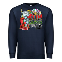 Navy sweet summer time Premium Sweatshirt - SublimationCraftShop