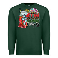 Sports Green sweet summer time Premium Sweatshirt - SublimationCraftShop