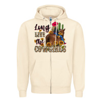 Sandshell long live the cowgirls Zipper Hoodie - MaliasSmallBusiness