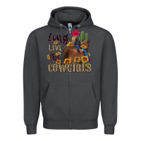 Smoke long live the cowgirls Zipper Hoodie - MaliasSmallBusiness