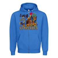 True Royal long live the cowgirls Zipper Hoodie - MaliasSmallBusiness