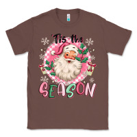 Chestnut pink santa 'tis the season Classic Tee - MaliasSmallBusiness