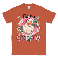 Copper pink santa 'tis the season Classic Tee - MaliasSmallBusiness
