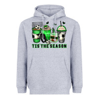 Heather Grey tis' the season soccer coffee cups Heavyweight Hoodie - Zillion Design Studio