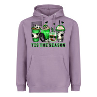 Lavender tis' the season soccer coffee cups Heavyweight Hoodie - Zillion Design Studio