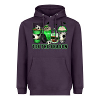 Plum tis' the season soccer coffee cups Heavyweight Hoodie - Zillion Design Studio