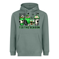 Sage tis' the season soccer coffee cups Heavyweight Hoodie - Zillion Design Studio