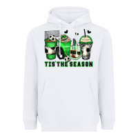 White tis' the season soccer coffee cups Heavyweight Hoodie - Zillion Design Studio