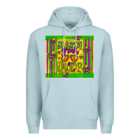 Blue Mist mardi gras dude Premium Hoodie - Artiststas
