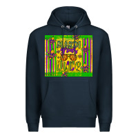 Navy mardi gras dude Premium Hoodie - Artiststas