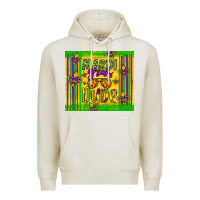 Oatmeal Heather mardi gras dude Premium Hoodie - Artiststas