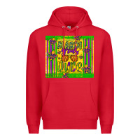Red mardi gras dude Premium Hoodie - Artiststas