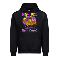 Black mardi gras king cage calories don't count Urban Hoodie - BarkalooDesign