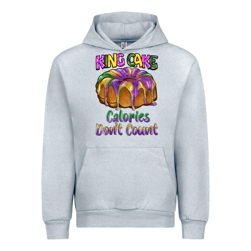 Mardi Gras King Cage Calories Don't Count Urban Hoodie by BarkalooDesign | Teevron