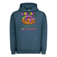 Pigment Midnight Navy mardi gras king cage calories don't count Urban Hoodie - BarkalooDesign