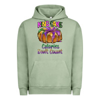 Pigment Oil Green mardi gras king cage calories don't count Urban Hoodie - BarkalooDesign