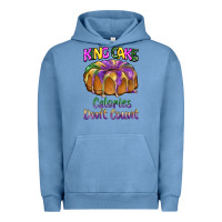 Pigment Pebble Blue mardi gras king cage calories don't count Urban Hoodie - BarkalooDesign