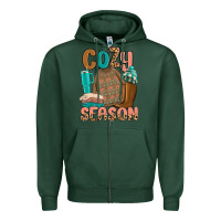 Sports Green cozy season Zipper Hoodie - MaliasSmallBusiness