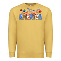 Antique Gold Western America Premium Sweatshirt - Neo Western