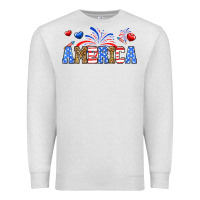 Oatmeal Heather Western America Premium Sweatshirt - Neo Western
