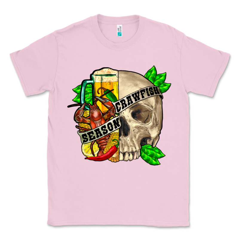 Skull Crawfish Season Classic Tee by FaDigitalArtStudio | Teevron