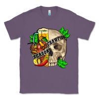 Lavender skull crawfish season Classic Tee - FaDigitalArtStudio
