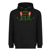 Black santa's cutest elf christmas Heavyweight Hoodie - RanaPortraitStore