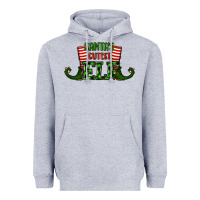 Heather Grey santa's cutest elf christmas Heavyweight Hoodie - RanaPortraitStore